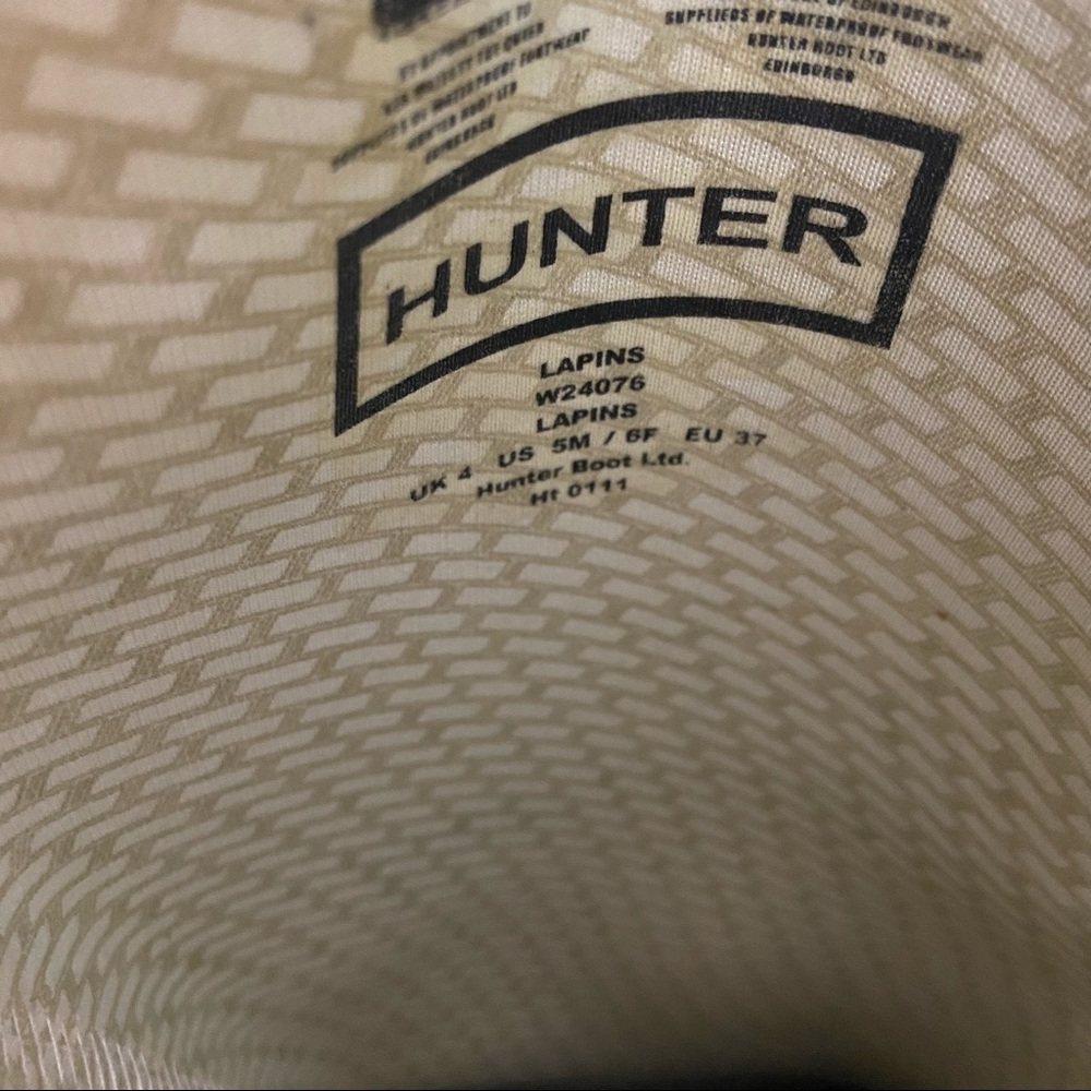 Green Hunter Lapins Boots US 6F, EU37 - Picture 15 of 16